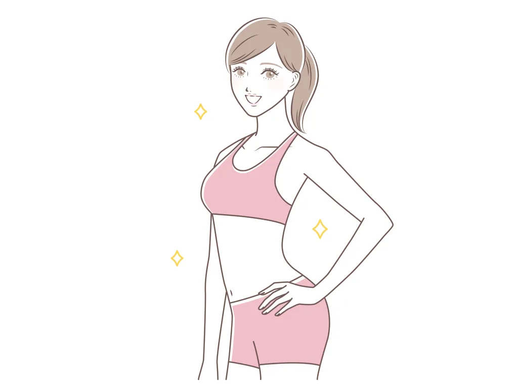 綺麗なウエストの画像