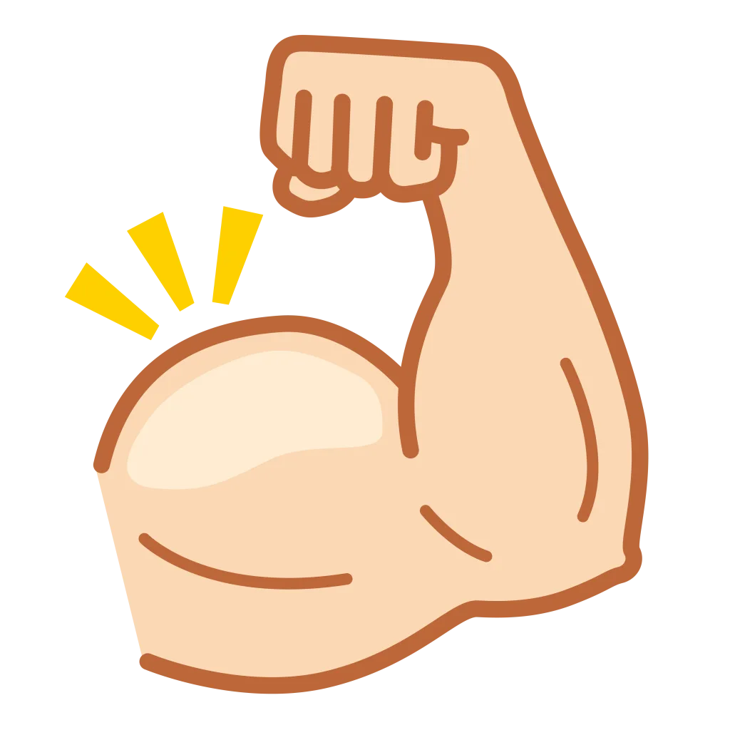 力こぶ(筋肉)