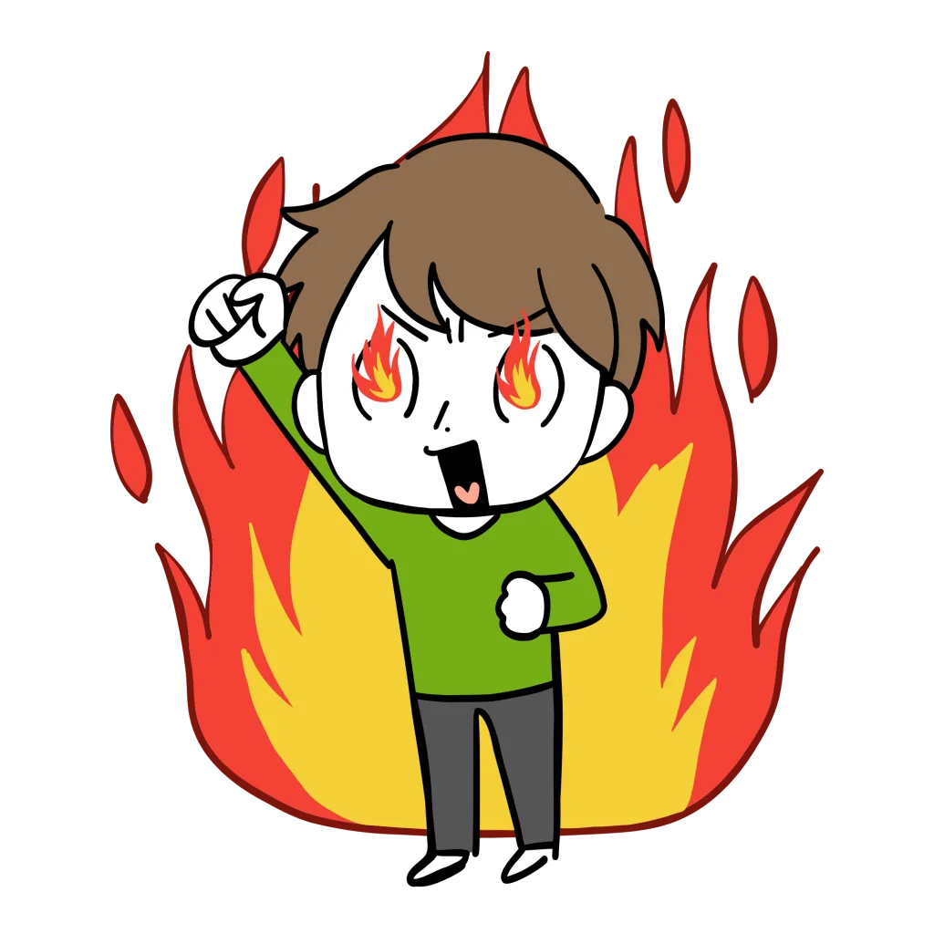 疲労が回復して元気な人