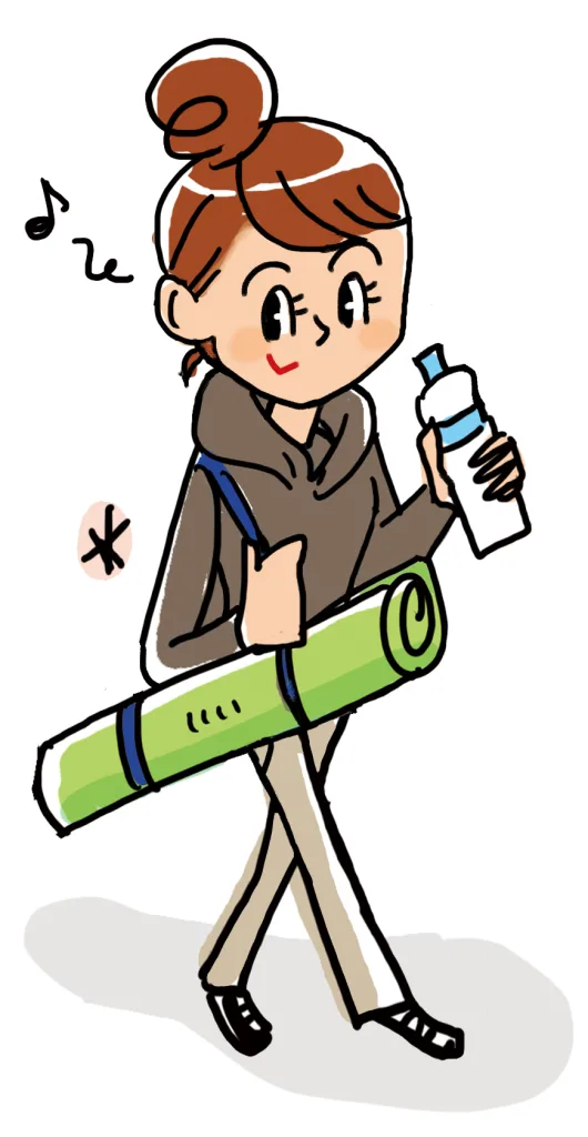 ジムに通う女性