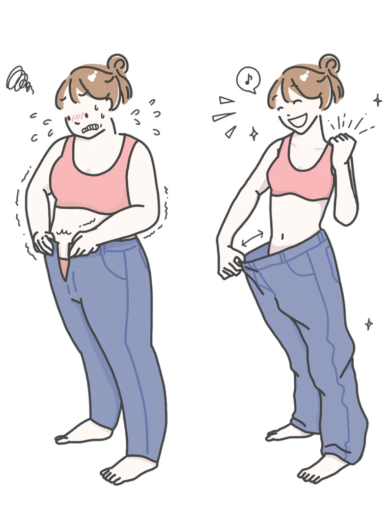 ダイエットの経過