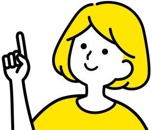 メリットを説明する女性