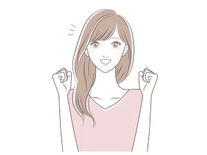 ポジティブな女性