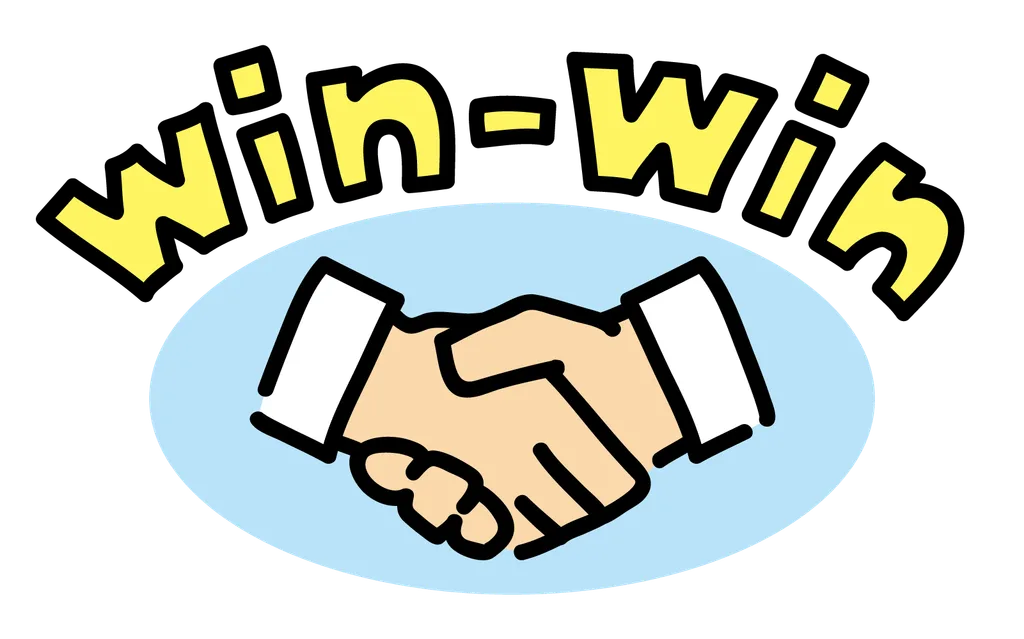 win-winのあくしゅ